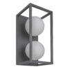 Wall lamp Lux Daisy – LED wall lamp in grey and metal alloy