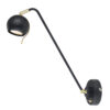 Wall lamp Lux Charissa – LED wall lamp in matt black