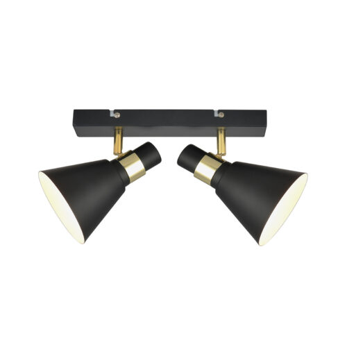 Wall lamp Lux Biagio – LED wall lamp in matt black