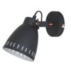 Wall lamp Lux Franklin – LED wall lamp in sandblasted graphite