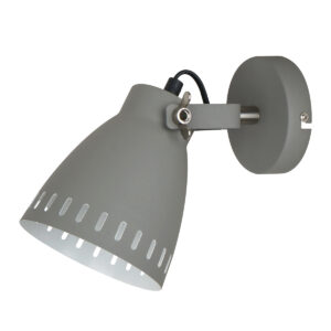 Wall lamp Lux Franklin 60w – LED wall lamp in grey sandblasted