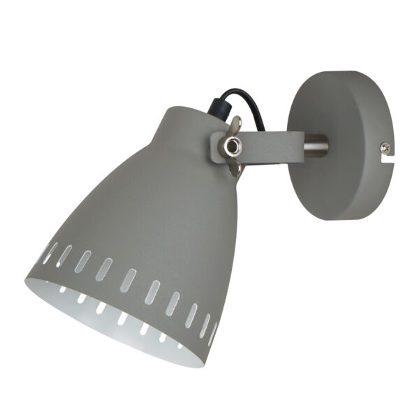 Wall lamp Lux Franklin 60w – LED wall lamp in grey sandblasted