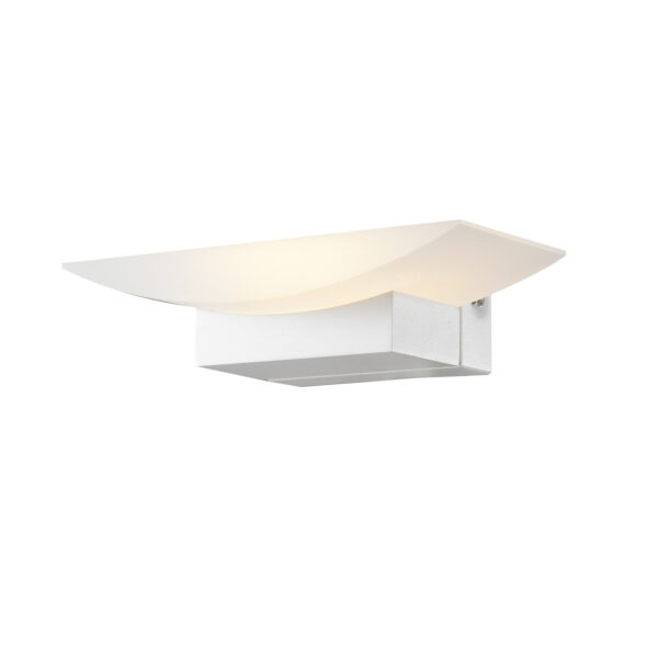 Wall lamp Lux Esma – LED wall lamp in sandy white and metal alloy