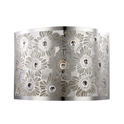 Wall lamp Lux Gardenia – LED wall lamp in chrome