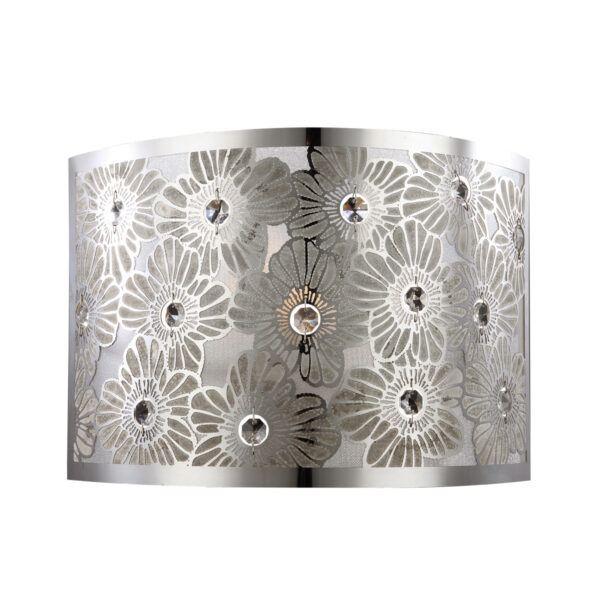Wall lamp Lux Gardenia – LED wall lamp in chrome
