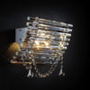 Wall lamp Lux Tondela – LED wall lamp in chrome and metal alloy