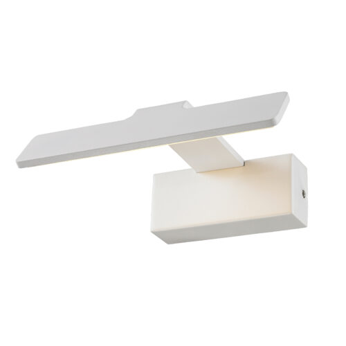 Wall lamp Lux Corto – LED wall lamp in sandy white and metal alloy