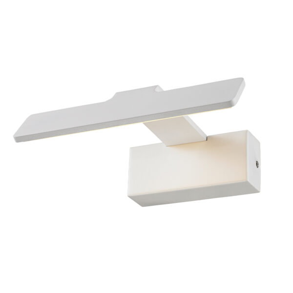Wall lamp Lux Corto – LED wall lamp in sandy white and metal alloy