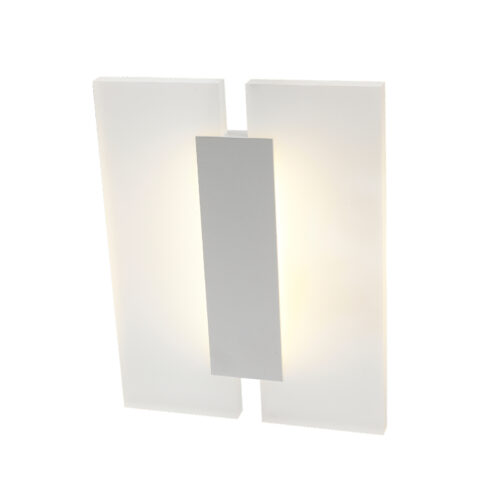 Wall lamp Lux Jacob 12w – LED wall lamp in sandy white and metal alloy