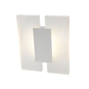 Wall lamp Lux Jacob – LED wall lamp in sandy white and metal alloy