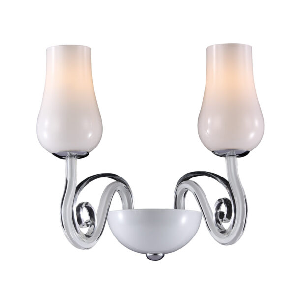 Wall lamp Lux Lybra – LED wall lamp in white and metal