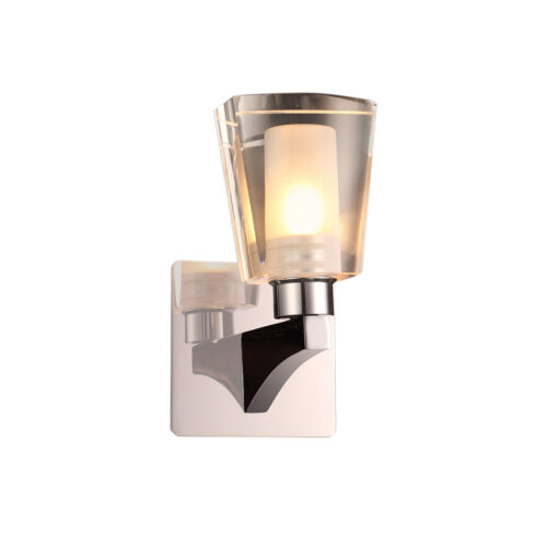 Wall lamp Lux Laurine – LED wall lamp in chrome and steel