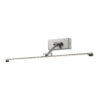 Picture light Lux Garrix – picture lights in satin nickel and metal