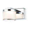Wall lamp Lux Lopez – LED wall lamp in chrome and metal alloy