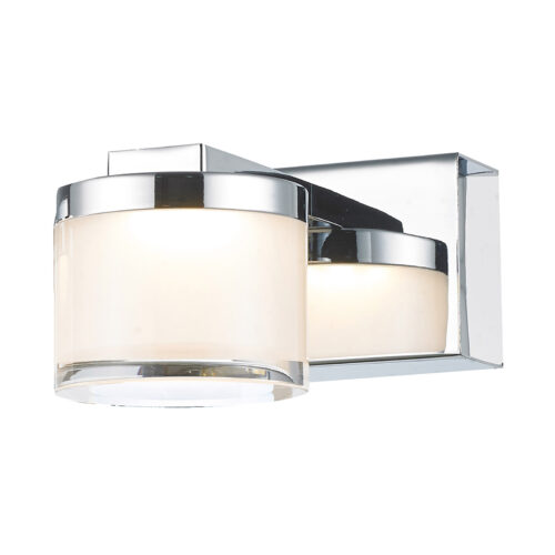Wall lamp Lux Lopez – LED wall lamp in chrome and metal alloy