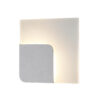 Wall lamp Lux Lorelei – LED wall lamp in sandy white and metal alloy