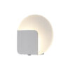 Wall lamp Lux Lorelei – LED wall lamp in sandy white and metal alloy