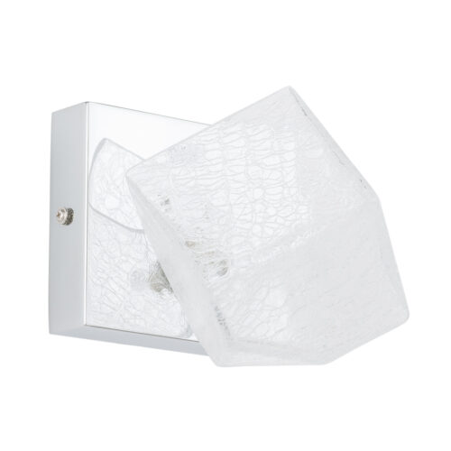 Wall lamp Lux Zen – LED wall lamp in chrome and metal alloy