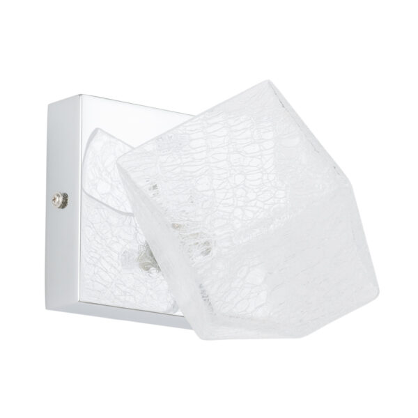 Wall lamp Lux Zen – LED wall lamp in chrome and metal alloy