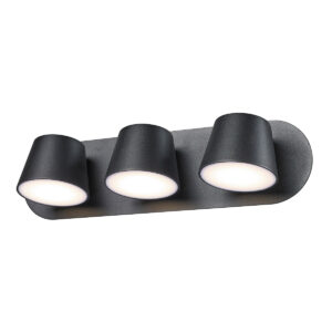 Wall lamp Lux Kuola – LED wall lamp in black