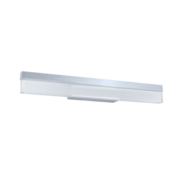 Wall lamp Lux Egon – LED wall lamp in silver and aluminum