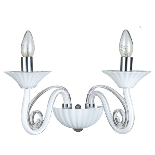 Wall lamp Lux Verona – LED wall lamp in white and metal alloy