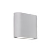 Wall lamp Lux Ricky – LED wall lamp in sandy white and metal