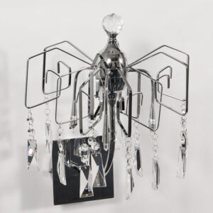 Wall lamp Lux Mirra – LED wall lamp in chrome and metal alloy