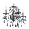 Wall lamp Lux Barocco Black – LED wall lamp in black and metal alloy