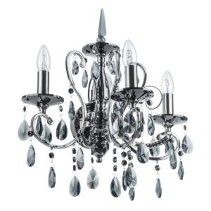 Wall lamp Lux Barocco Black – LED wall lamp in black and metal alloy