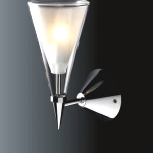 Wall lamp Lux Butio – LED wall lamp in chrome and metal alloy