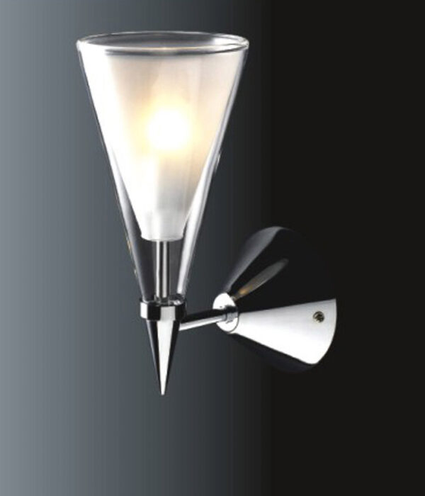 Wall lamp Lux Butio – LED wall lamp in chrome and metal alloy