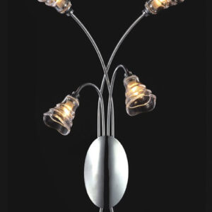Wall lamp Lux Branch – LED wall lamp in chrome and metal alloy