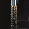 Wall lamp Lux Larix – LED wall lamp in chrome and metal alloy