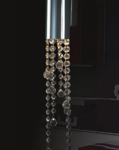 Wall lamp Lux Larix – LED wall lamp in chrome and metal alloy