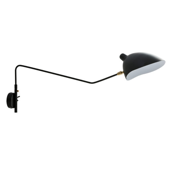 Wall lamp Lux Davis – LED wall lamp in black and steel