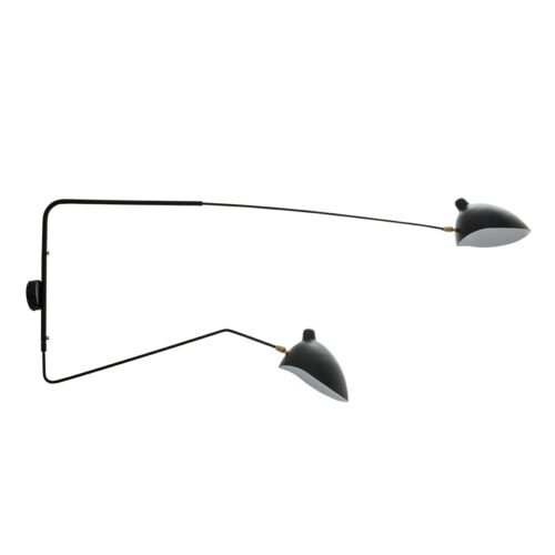 Wall lamp Lux Davis 60w – LED wall lamp in black and steel