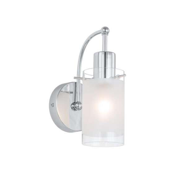 Wall lamp Lux Blend – LED wall lamp in chrome and metal alloy