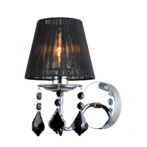 Wall lamp Lux Cornelia 40w – LED wall lamp in black chrome and metal