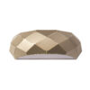 Wall lamp Lux Harley 40w – LED wall lamp in champagne gold and steel