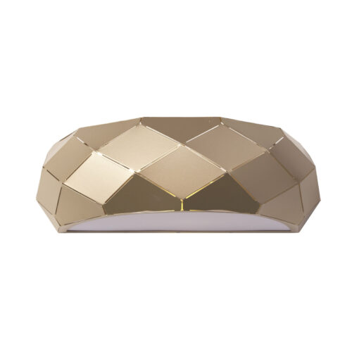 Wall lamp Lux Harley 40w – LED wall lamp in champagne gold and steel