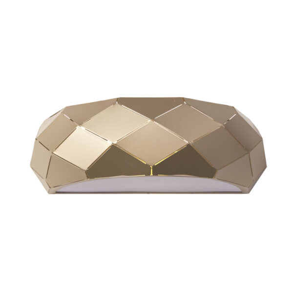 Wall lamp Lux Harley 40w – LED wall lamp in champagne gold and steel