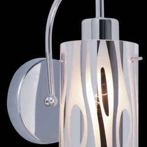 Wall lamp Lux Triplet – LED wall lamp in chrome and metal alloy