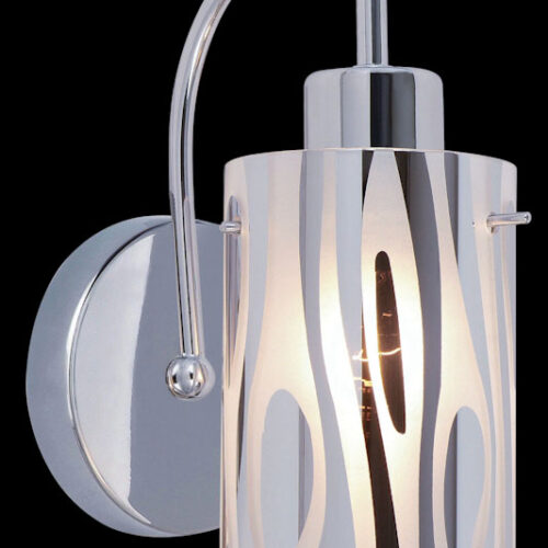 Wall lamp Lux Triplet – LED wall lamp in chrome and metal alloy