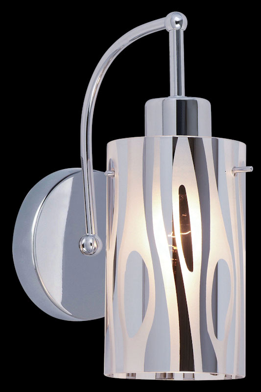 Wall lamp Lux Triplet – LED wall lamp in chrome and metal alloy