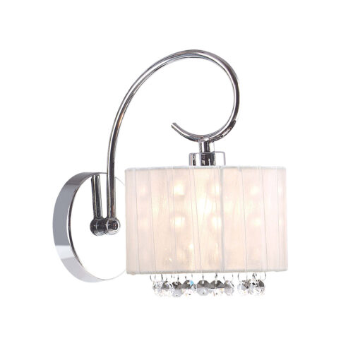 Wall lamp Lux Span – LED wall lamp in chrome and metal