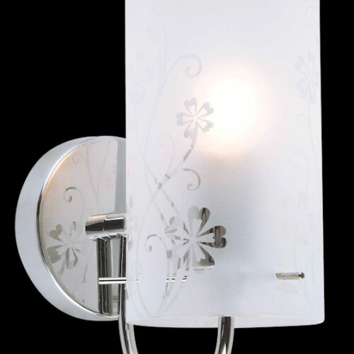 Wall lamp Lux Valve – LED wall lamp in chrome and metal alloy