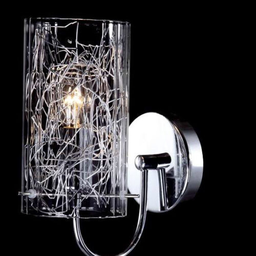 Wall lamp Lux Ibiza – LED wall lamp in chrome and metal