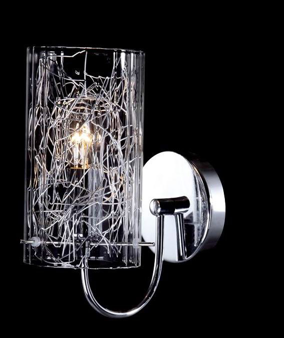 Wall lamp Lux Ibiza – LED wall lamp in chrome and metal
