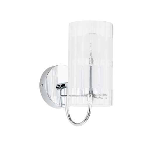 Wall lamp Lux Max – LED wall lamp in chrome and metal alloy